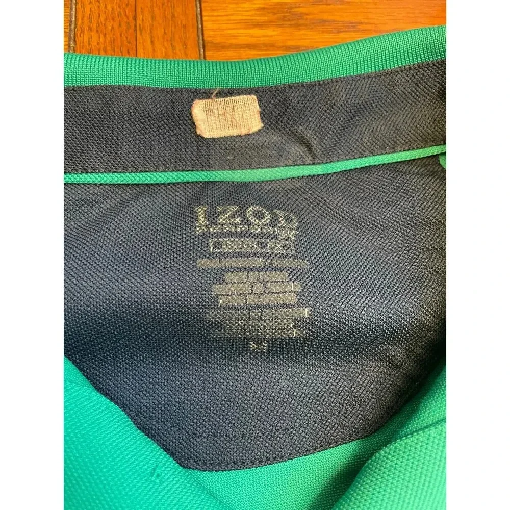 IZOD Polo Blue Green Vintage - Picture 2 of 8